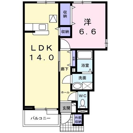 クラシオン・ヴェールの物件間取画像